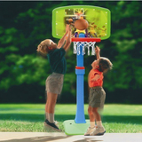 升降式儿童篮球架 儿童篮板 室内投篮体育玩具送篮球打气筒