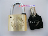 30mm铜锁电表箱锁 防水防锈电力表箱锁30梅花钥匙锁通开铜锁