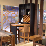 家用酒柜吧台桌 现代简约隔断客厅时尚转角木质住宅家具红酒玄关