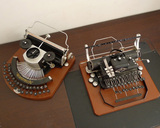复古打字机模型 服装店橱窗摆件 老式打字机摆件 道具 做旧打字机