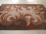 红鹤地毯，腈纶地毯咖啡客厅地毯玄关门毯1.2*1.7米定做 简约地毯
