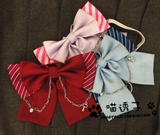 5件包邮】日本少女JK制服领结。JK领结官网同款。双层领结系列