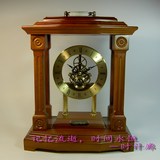 创意欧式复古艾迪石英钟 豪华实木座钟 半机械座钟 5005