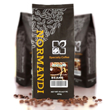 曼巴浓缩纯黑咖啡豆粉进口阿拉比卡星巴克新鲜烘焙磨粉诺曼地454g