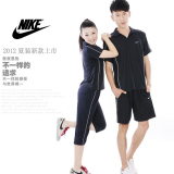 2015夏季新品NIKE运动套装 男女短袖运动服情侣运动套装羽毛球服