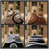 加密弹力丝客厅茶几地毯卧室床边地毯简约现代风格图案地毯可定制