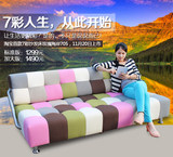 布艺多功能折叠沙发床1.8 1.5 1.2米宜家储物简约现代实木沙发床