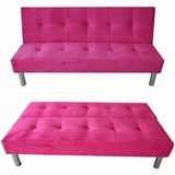 特价宜家实木布艺多功能两用沙发小户型居家单人可折叠简易沙发床