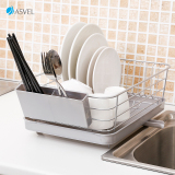 日本ASVEL 不锈钢碗架 沥水篮 厨房置物架 碗碟筷餐具收纳架 包邮