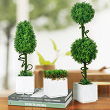 创意仿真盆栽绿色植物盆景室内小摆件桌面摆设家居客厅卧室装饰品