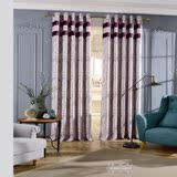 新款高档双面提花遮光窗帘现代简约客厅卧室阳离子提花布3.2高