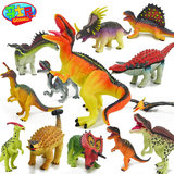 包邮塑料8种拼装恐龙蛋套装动物益智玩具仿真动物模型积木4D立体
