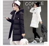 2016年新款冬季韩版羽绒棉衣女中长款学生棉服修身显瘦加厚棉袄
