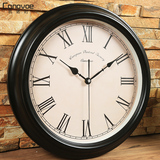 凯诺时欧式复古挂钟 客厅静音钟表大号现代创意时钟挂表石英钟表