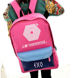 EXO M队 K队 迷你二辑 Overdose (中毒) 周边 双肩包 书包 学生包