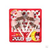日本进口 明治Meiji Apollo太空船草莓棒棒巧克力26g 4本 卡哇伊~
