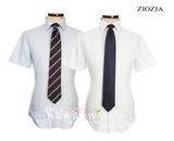 【韩国直邮】ZIOZIA休闲两色短袖衬衫专柜代购ABU2WD1202WH/BL*