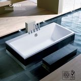 中德合资CARST卡司德原厂正品1.7米嵌入式长方形亚克力浴缸QR8030