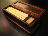 带盖韩国筷子盒实木筷子盒高档酒店筷子盒餐厅筷盒创意餐具盒木制