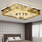 现代简约LED水晶灯长方形时尚大气彩色客厅大灯卧室装饰灯具