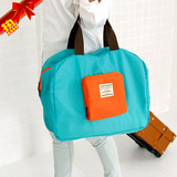 多功能折叠式手提单肩包旅行收纳包便携环保购物袋衣物整理行李袋