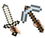 Minecraft我的世界游戏周边 官方EVA泡沫钻石剑 正版蓝色剑玩具