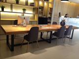 简约现代实木办公桌复古6人长方形会议电脑桌写字台书桌子包邮