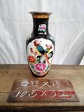 老瓷器花瓶怀旧收藏民国古董手工民俗上海摆设文革青花粉彩