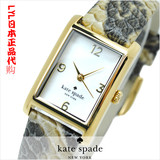 包邮日本正品代购Kate Spade凯特·丝蓓蛇皮纹复古石英女士手表