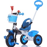 婴儿儿童电动摩托车手推脚踏充电小孩电瓶三轮车男女宝宝可坐童车