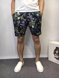 Dolce Gabbana杜嘉班纳男装2016夏季新款植物花卉沙滩裤男士短裤