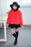 儿童2015新秋冬季韩版上衣潮女童外套长袖公主短款加厚皮草毛绒