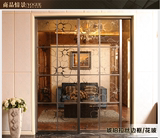 南京厨房推拉门玻璃移门定做钛铝镁合金客厅阳台卫生间隔断吊趟门