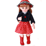 安娜娃娃 主会说话的对话洋娃娃智能语音可站立关节活动女孩玩具