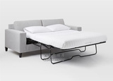 宜家布艺沙发床高档美式乡村简约折叠沙发床 多功能 双人床1.5米