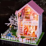 diy小屋手工制作别墅房子男生创意礼物房屋拼装模型儿童玩具女生