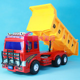 特大号儿童玩具汽车工程车模型大卡车翻斗车宝宝惯性车男孩自卸车