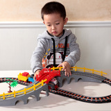 立昕托马斯小火车汽车轨道电动套装 儿童益智男孩玩具小小铁道工