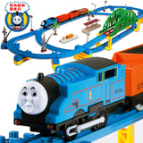 儿童玩具男孩火车电动托马斯轨道火车套装汽车益智和谐号小火车头