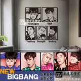 bigbang海报墙贴权志龙写真专辑周边装饰贴画韩国文化帖创意贴纸