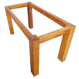 非洲花梨木框型支架红木桌腿黄花梨奥坎鸡翅巴花实木大板餐桌脚架