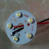 led改造灯板 5730圆形光源带线吸顶灯水晶灯铝基板3W5W7W贴片灯珠