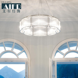 stilio意大利设计高档现代个性水晶棒吊灯圆形客厅餐厅样板房灯具