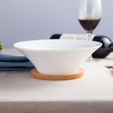 简约纯白陶瓷碗 沙拉碗 汤碗 意面碗 西餐碗 水果碗 斗笠碗拉面碗