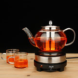 耐热玻璃煮茶壶套装 电茶壶煮茶器茶具 电热炉茶壶花茶壶功夫茶具