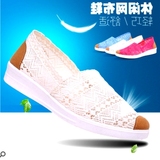 家直销 新款老北京女式网鞋休闲低帮坡跟镂空透气款女布鞋厂