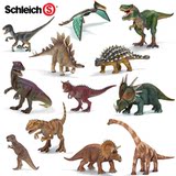 德国思乐Schleich恐龙玩具仿真动物模型 大霸王龙腕龙三角龙剑龙
