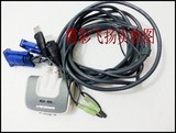 IOGEAR 2路USB 带音频KVM线 电脑迷你切换器 GCS632U