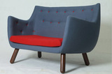 创意塘鹅椅时尚双人布艺个性宜家沙发Finn Juhl Pelikan Chair
