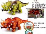 侏罗纪家族电动触摸霸王龙恐龙机器感应启动仿真恐龙玩具模型套装